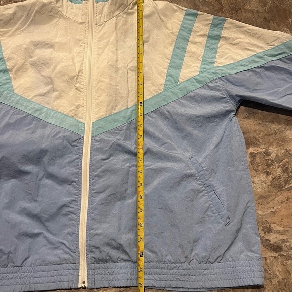 Norm Thompson | Vintage Color Block Wind Breaker-Work Out Jacket | Size M - Picture 9 of 9
